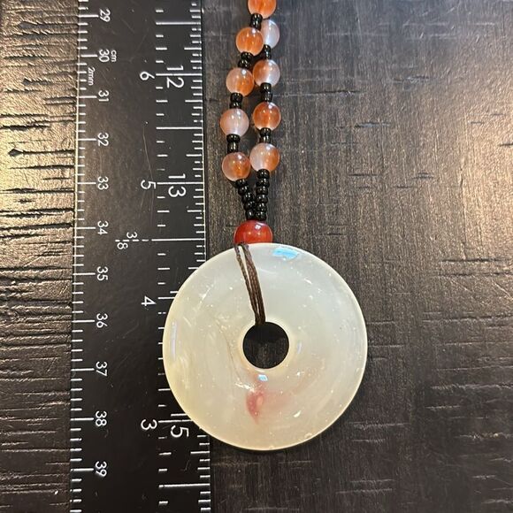 Jade & Gemstone Classy Southwestern Boho Beaded Necklace​​ - Picture 6 of 6